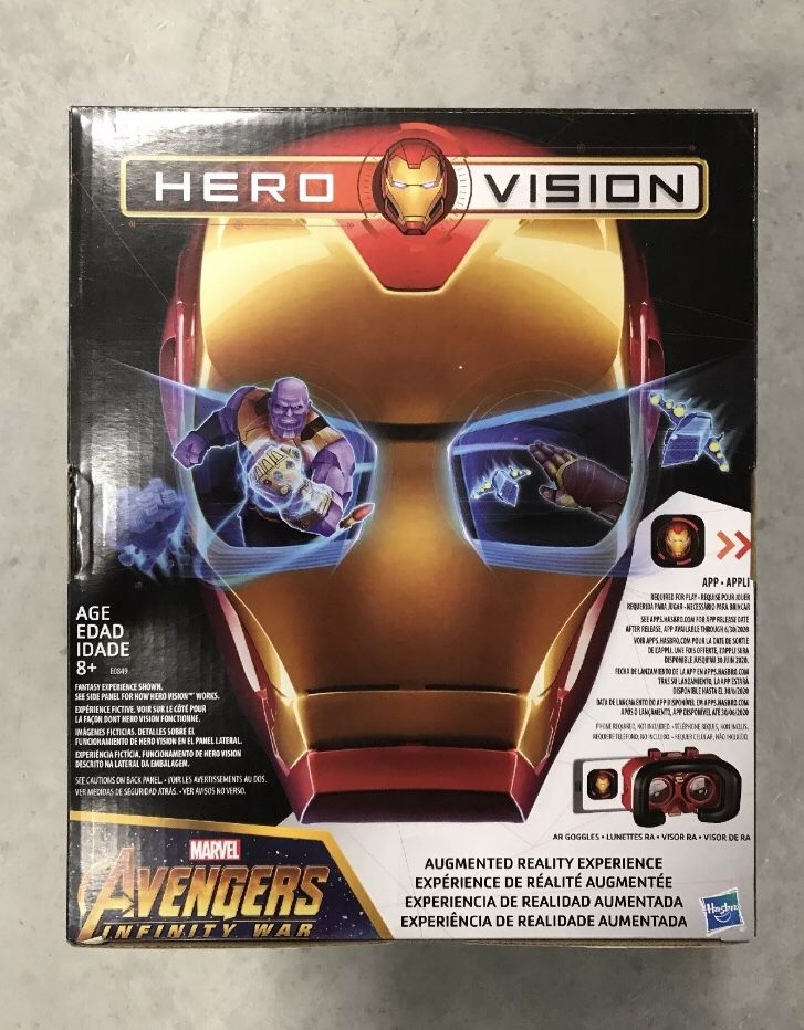 Iron Man Marvel Avengers Infinity War Hero Vision AR Helmet