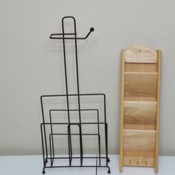 Toilet Paper/Magazine Rack And Mail Holder