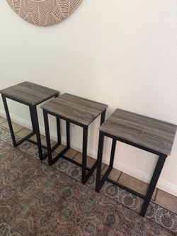3 set of side tables