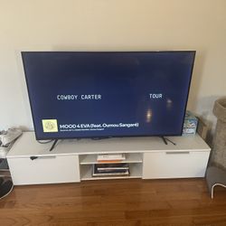 White TV Stand 