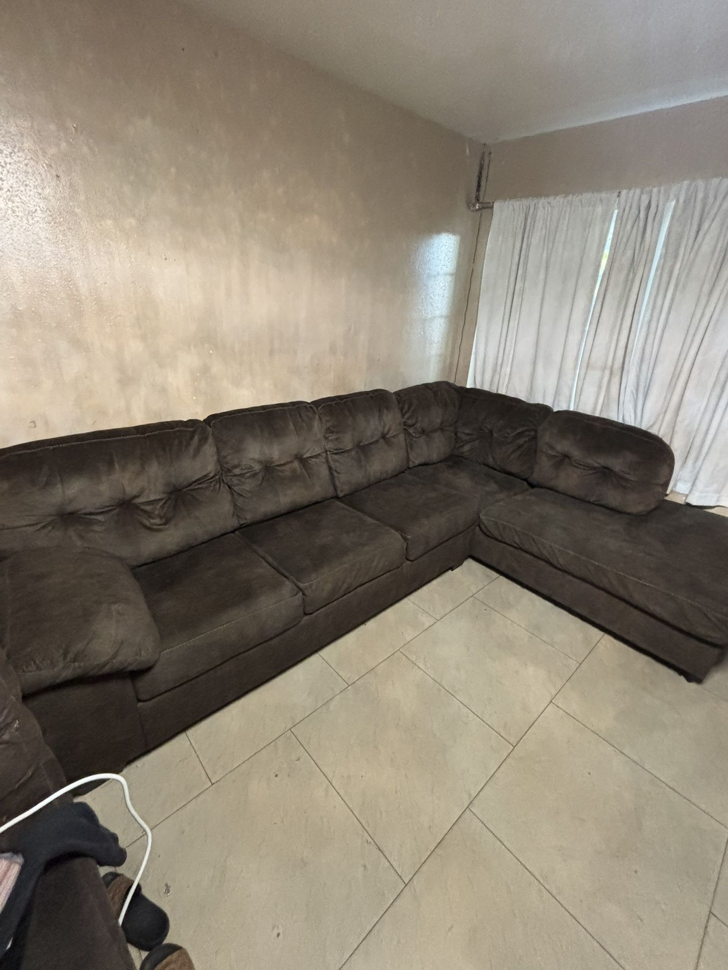 L - SHAPE SOFA BED OK COND. $100 Obo