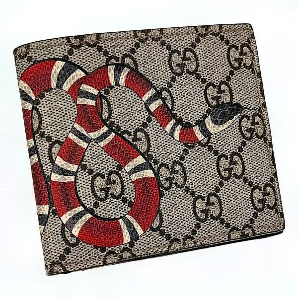 KINGSNAKE PRINT GG SUPREME WALLET