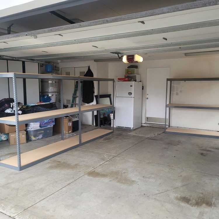 Garage Shelving 72 in W x 24 in D x 72 in H 3 Shelf Level Storage Shed Racks New Stronger Than Homedepot Lowes Costco Delivery & Assembly Available 