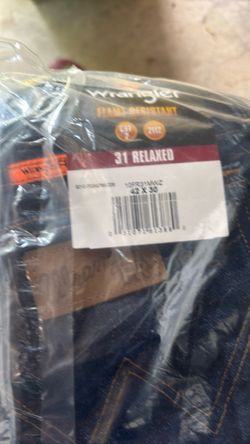 Wrangler Flame Resistant Relaxed Jeans 42x30