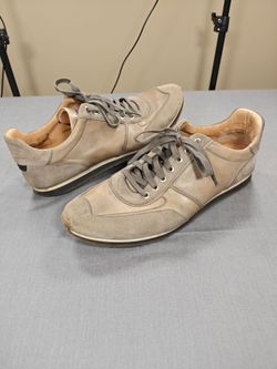 Magnanni Light Gray Sneakers Low Top Designer Size 12