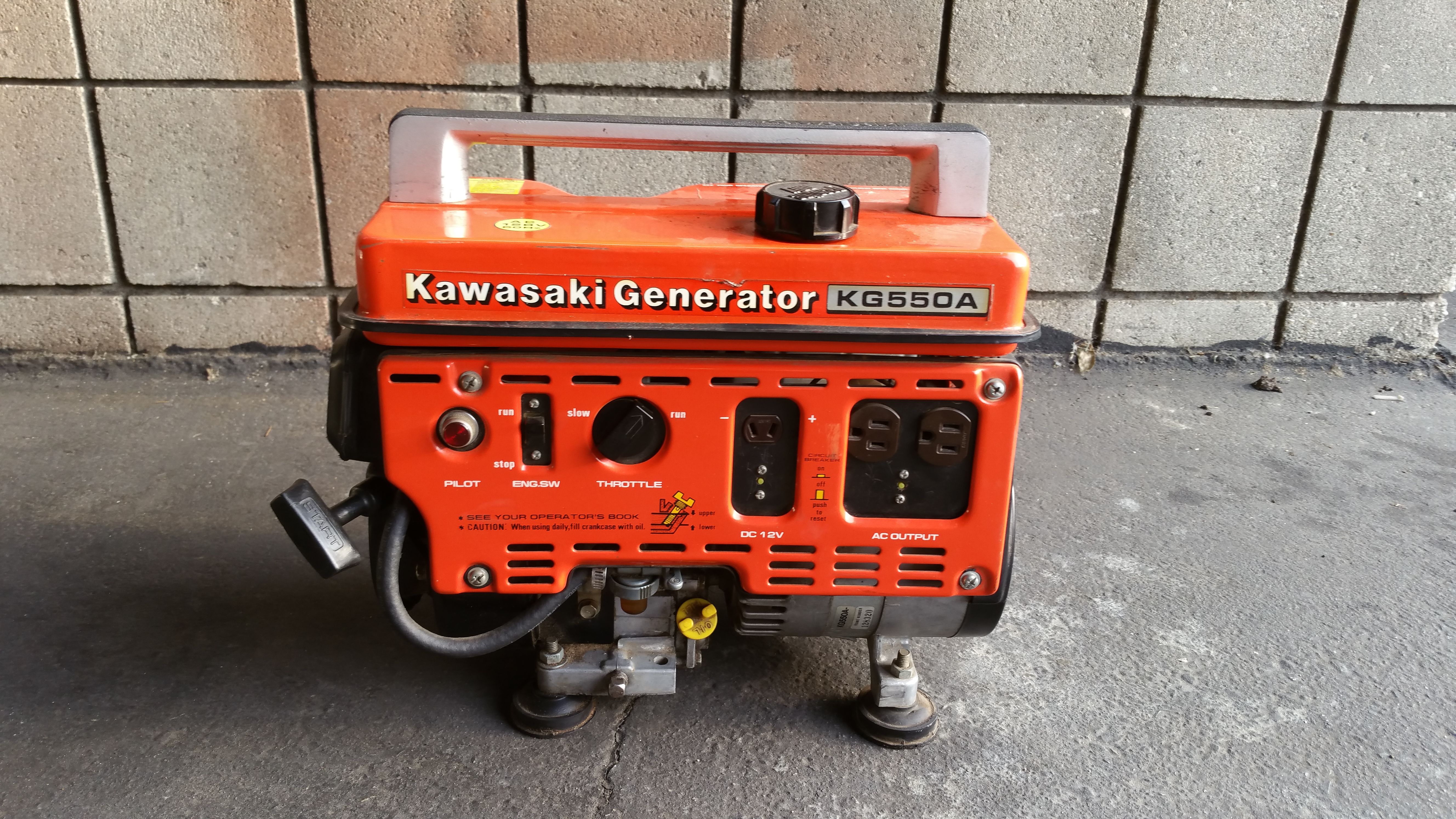 Generator kawasaki kg550a