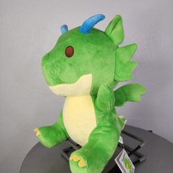 14" Classic Big Green Dragon Plush