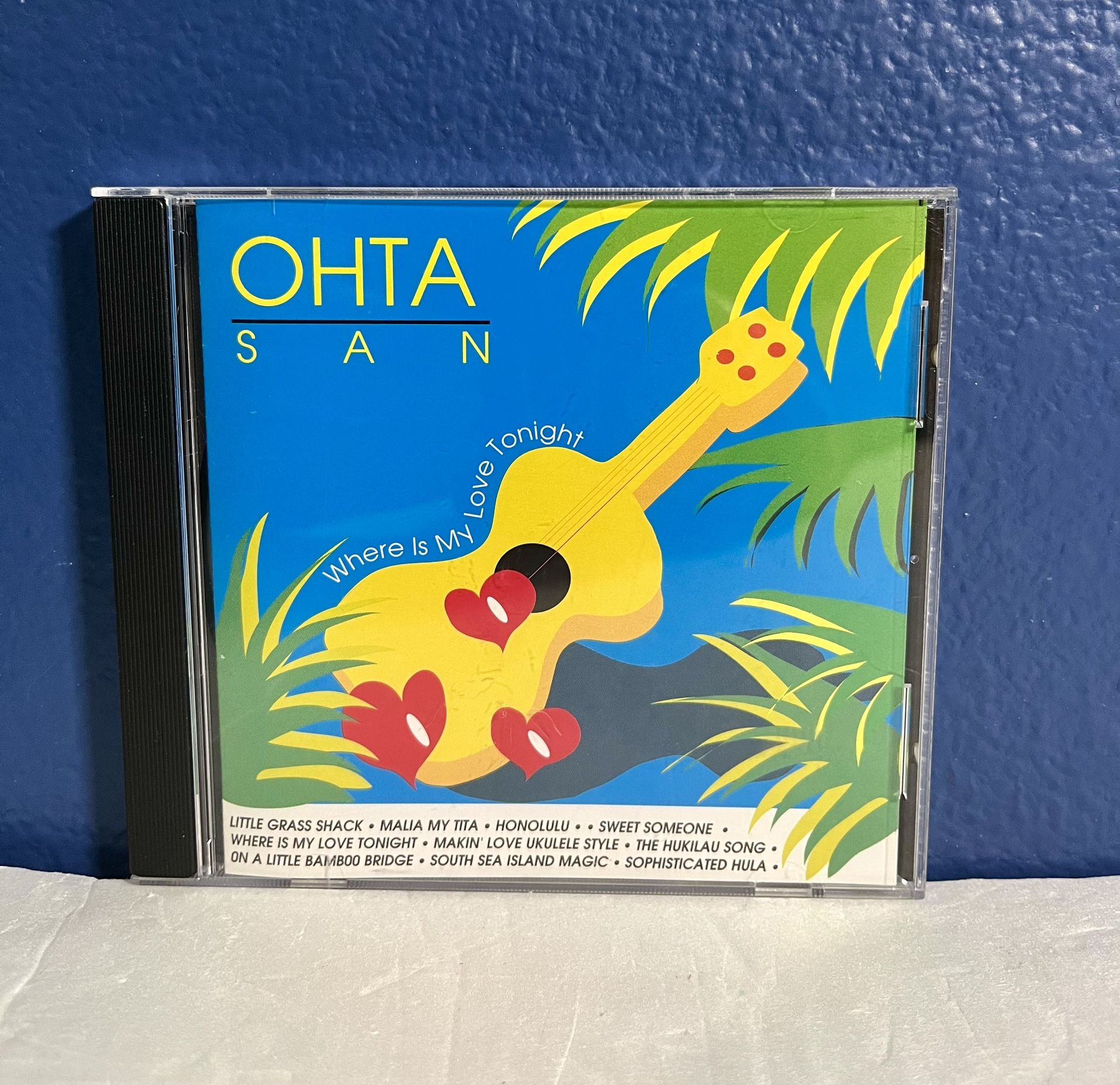 Ohta San : Where Is My Love Tonight CD - Hawaiian Ukulele Music 1993 Album