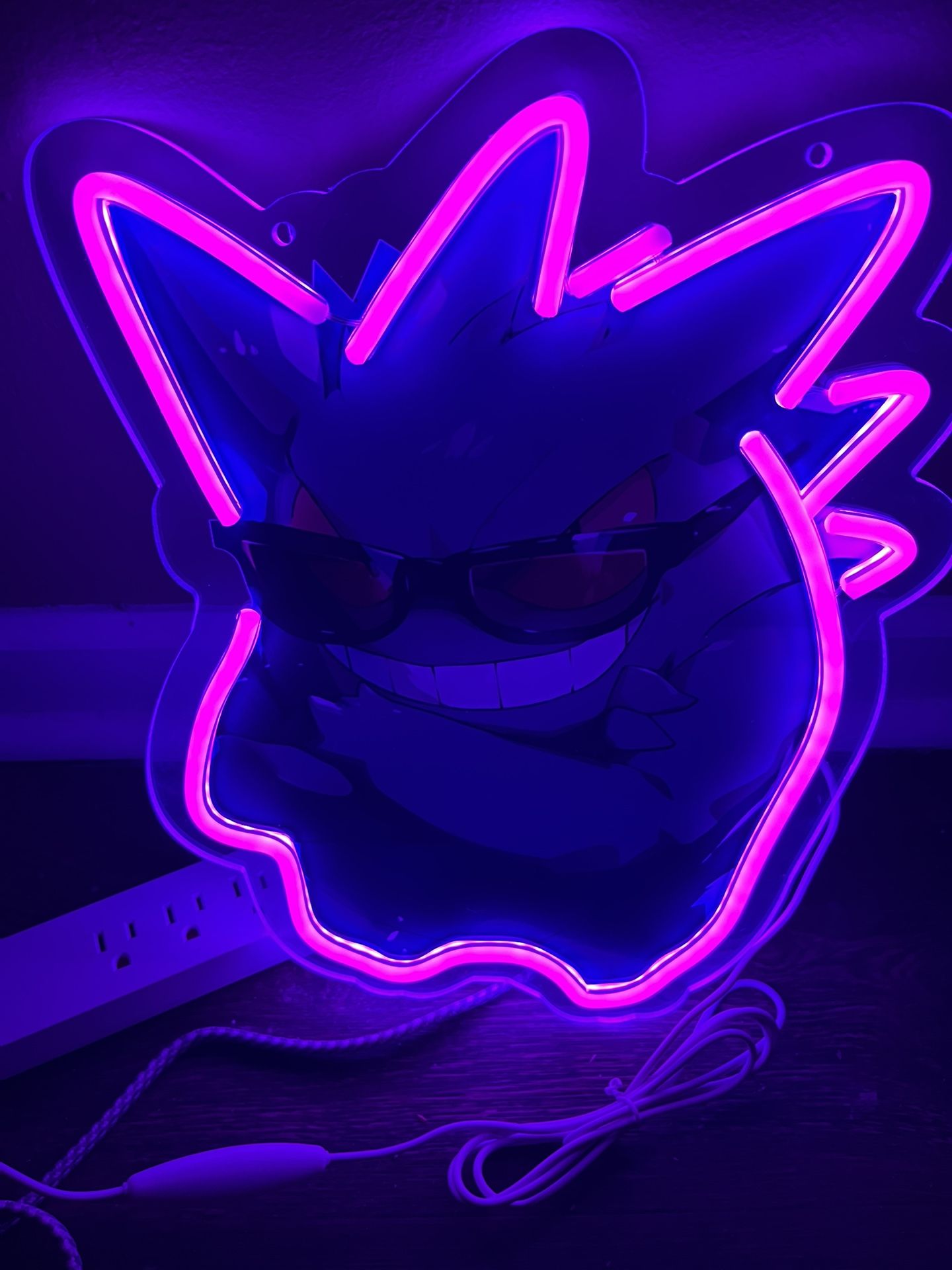 Gengar Neon Sign