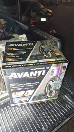 Avanti 821 max airless paint sprayer