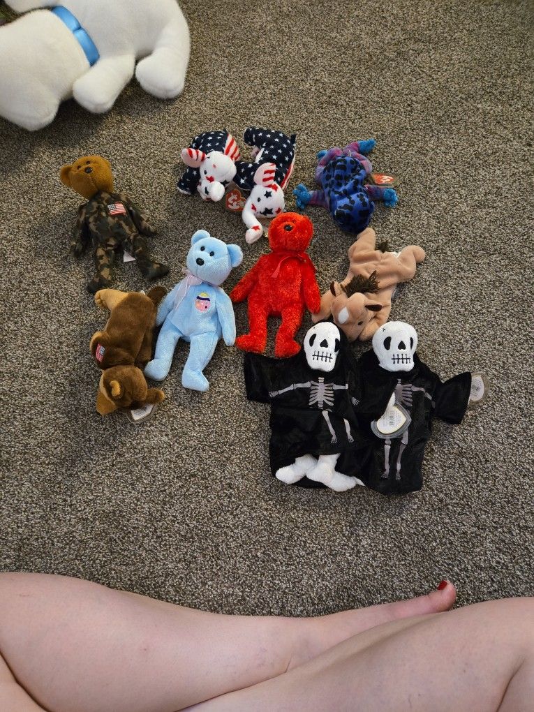 Ty Beanie Babies Lot Set Of 10
