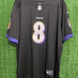 LAMAR JACKSON BALTIMORE RAVENS NIKE JERSEY BRAND NEW WITH TAGS SIZES MEDIUM, LARGE AND XL AVAILABLE