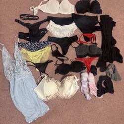 Women’s Panty Underwear Thong Bra Lingerie Bundle socks Stockings 