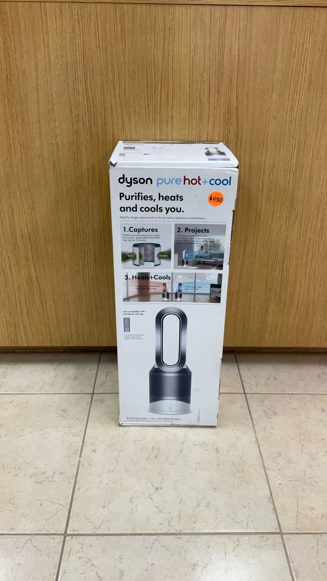 DYSON PURE HOT+COOL PURIFIES , HEATS AND COOLS YOU.