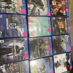 PS4 Variety Of Games 