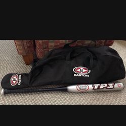 Louisville Slugger TPS Warrior Softball Bat 33” 21oz, Bag, Gloves, Slider Pad
