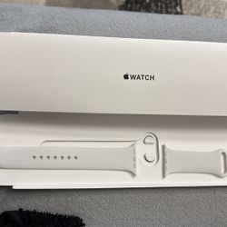 Apple White Sport Band, 45mm, M/L