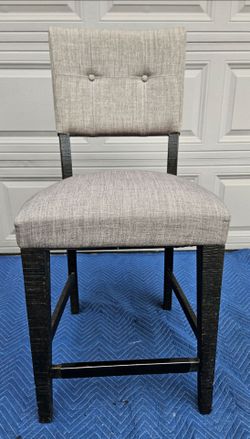 (6) Black Counter Height Stool