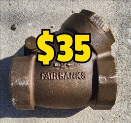 FAIRBANKS Bronze Check Valve 200-S 400-WOG. $35