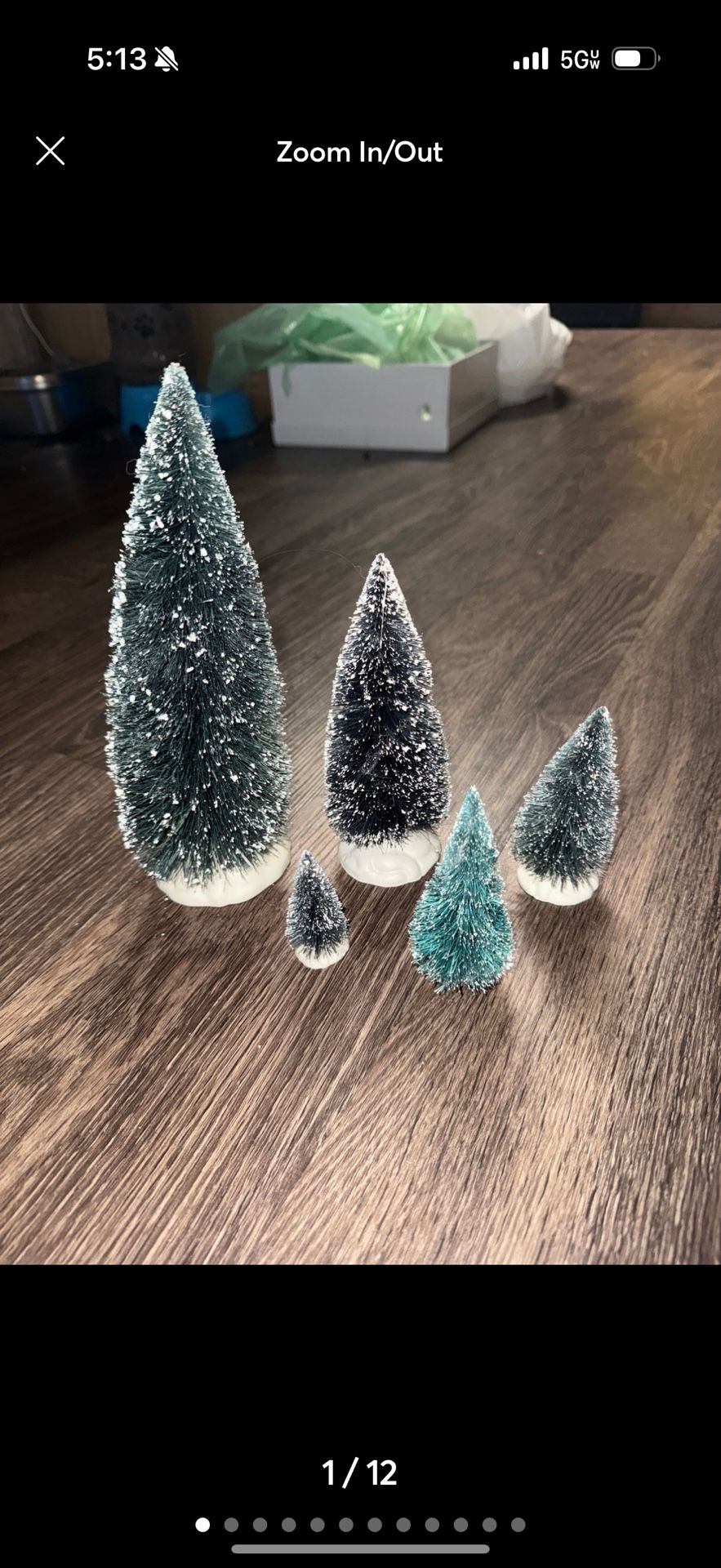 Lemax miniature trees lot