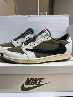 Nike Jordan 1 Low Travis Scott Medium Olive Size 10 + More