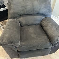 $140 Recliner Rocking Grey Couch Chair 