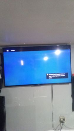 Sony Flat Screen LED TV Wall Mounted