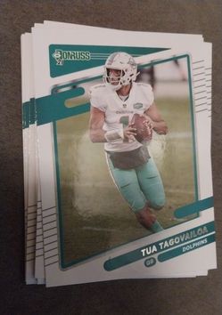 (x37 Huge Lot) Tua Tagovailoa 2021 Panini Dunruss SP Variation And Base Cards 