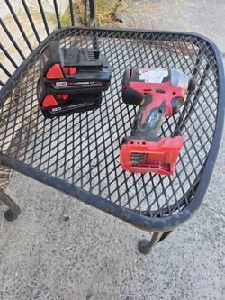 Milwaukee batteries and impact driver