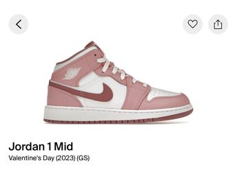 Jordan 1 Mid Valentine's Day (GS)