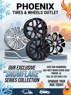 OUR EXCLUSIVE "SNOWFLAKE" SERIES COLLECTION Vehicle Fitment: Stop settling for standard stock styling when your 6-lug truck or SUV can command the