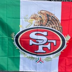49ers Mexico Flag 5ftx3ft Firm On Price 