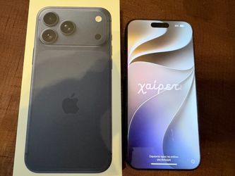 iPhone 17 Pro Max 1 TB Unlocked (Deep Blue) Cash Only, No trades!