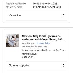 Newton Baby Bassinet and Bedside Sleeper – Brand New!