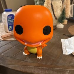 Large Charmander Funko Pop At A Box