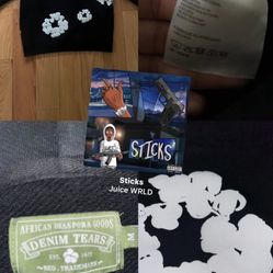 denim tears hoodie black size m
