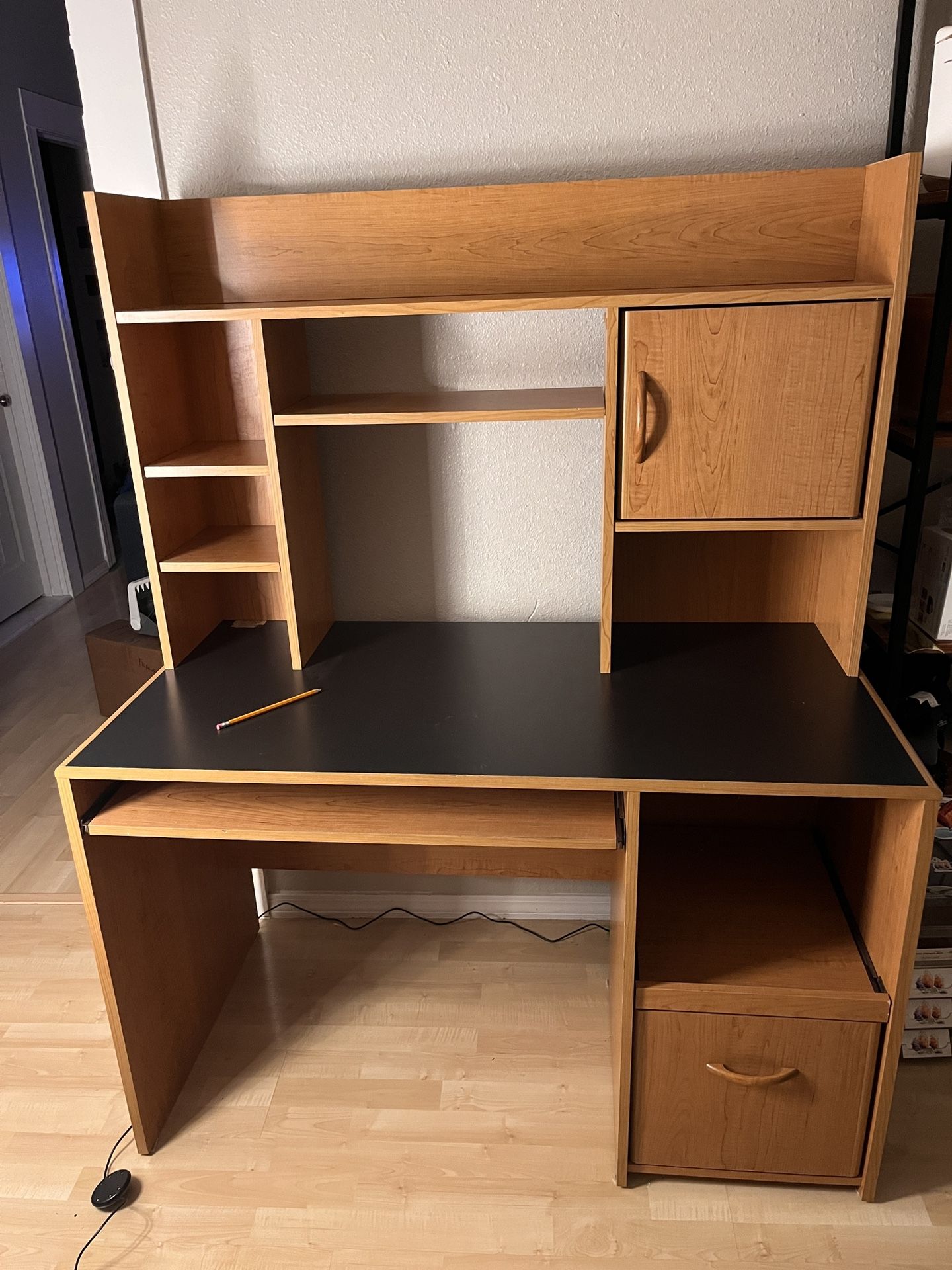 Office Desk With Shelf