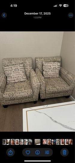 2 chairs