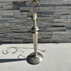 1999 Pottery Barn Brushed Nickel Lamp