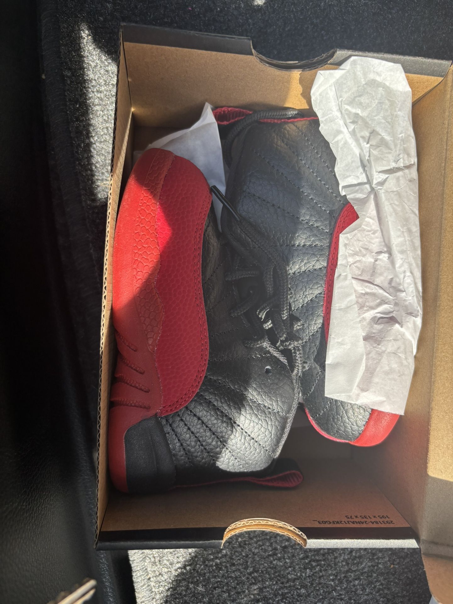 RED & BLACK JORDAN 12S