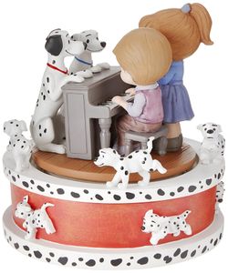 101 Dalmatians Disney Music Box Figurine with box