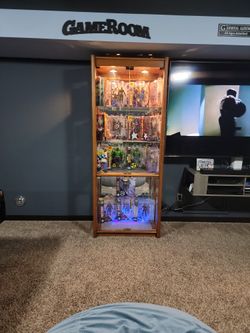 Twin Glass Curio Cabinet