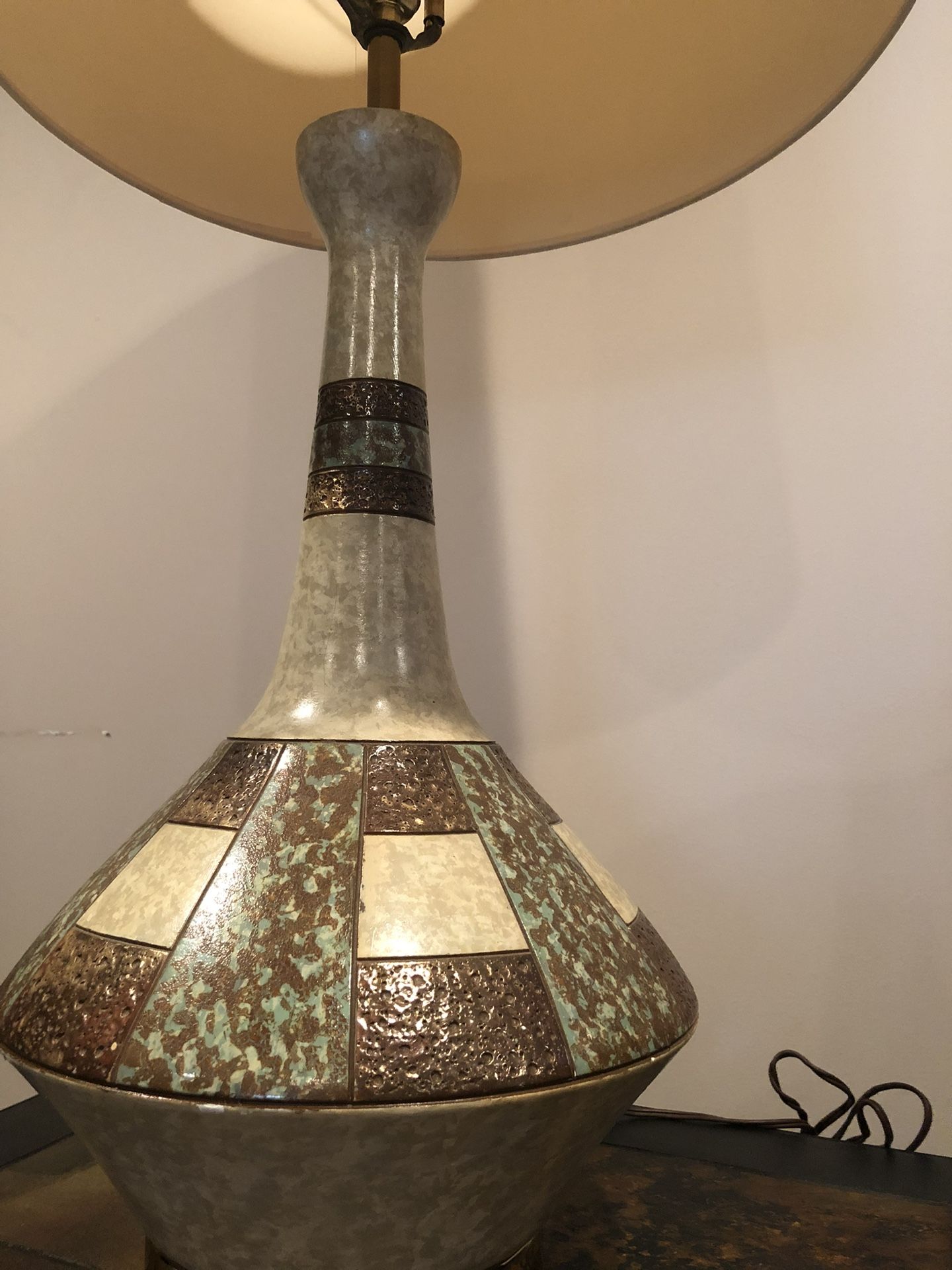 Vintage Mid Century Fortune Company Lamps 1962