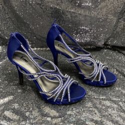 Royal Blue High Heels