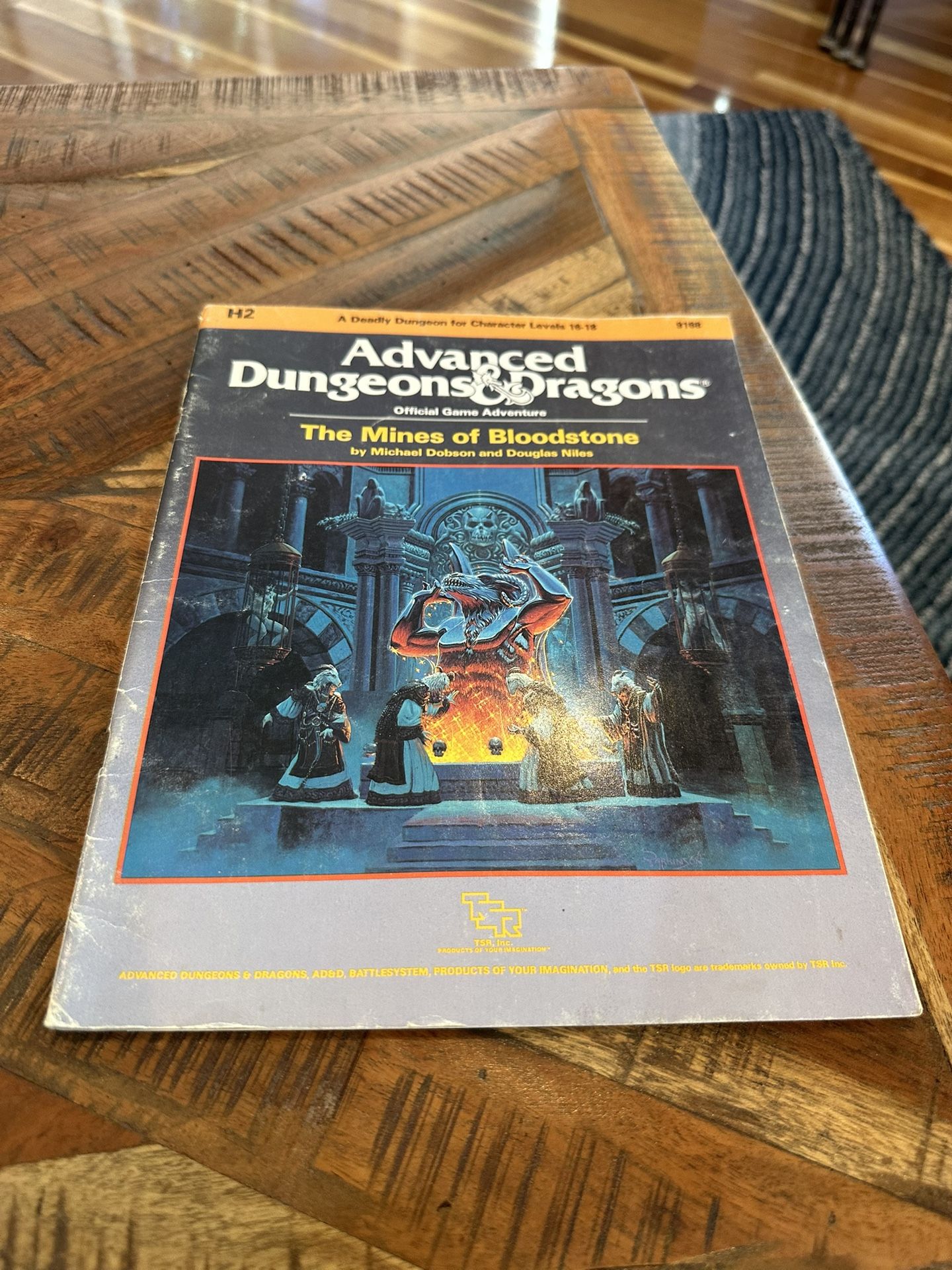 1986 Advanced Dungeons & Dragons “The Mines of Bloodstone” AD&D TSR H2 9168