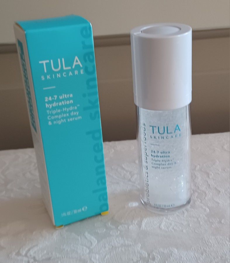 TULA SKINCARE 24-7 Ultra Hydration Triple-Hydra Complex Day & Night Serum 1 oz
