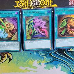 YUGIOH 3 Card Pot LOT Ultra Rare 1st Edition Mint