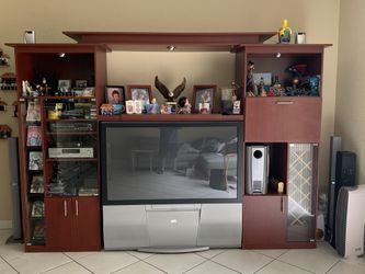 Entertainment Center with Bar Area