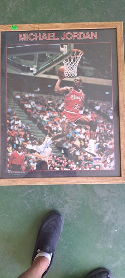 Vintage GOAT Michael Jordan Framed Picture