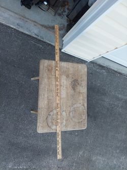 Vintage hagerstown md advertising yardstick